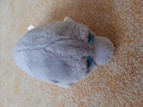 Plyšový krt - sivý,