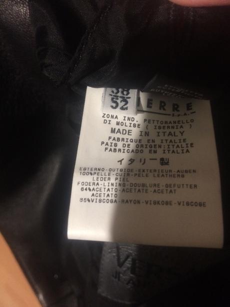 Kožený kabat m, versace,m