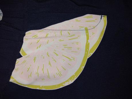 Široké nohavice s citrónmi, s.oliver,38