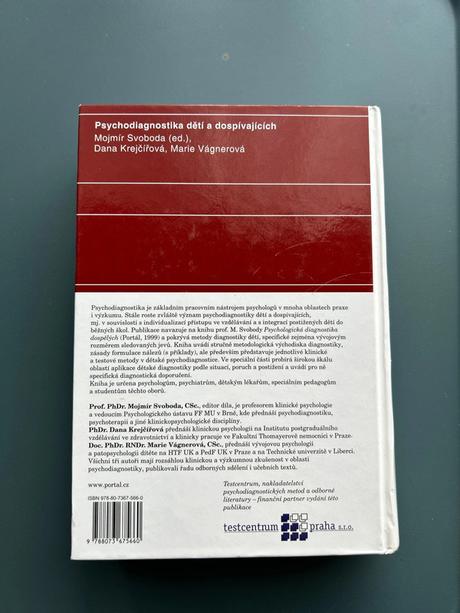Psychodiagnostika dětí a dospívajícich, 