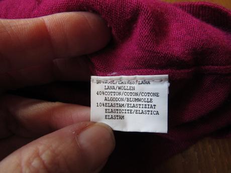 Magenta vlnené šatičky, s