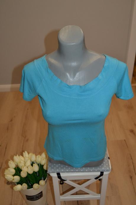 Dámske modré tričká, set 2ks/4e, veľkosť s/m, s