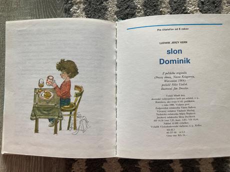 Slon dominik-prvé vyd.1986, 
