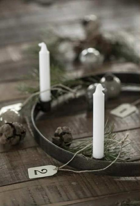 Kovové čísla na adventné sviečky ib laursen, 