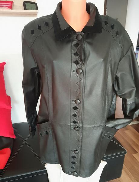 Kožená bunda v.44/46, xl