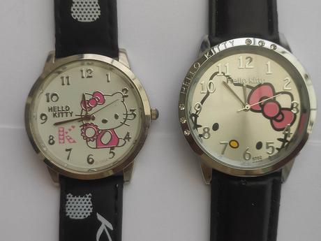 Elegantné hello kitty hodinky,