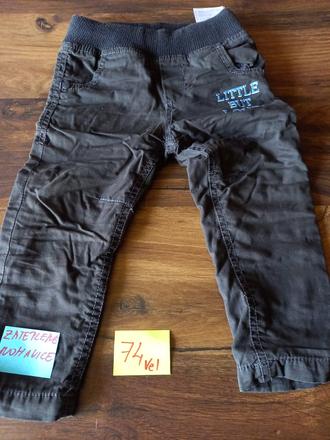 Zateplene nohavice 74, 74