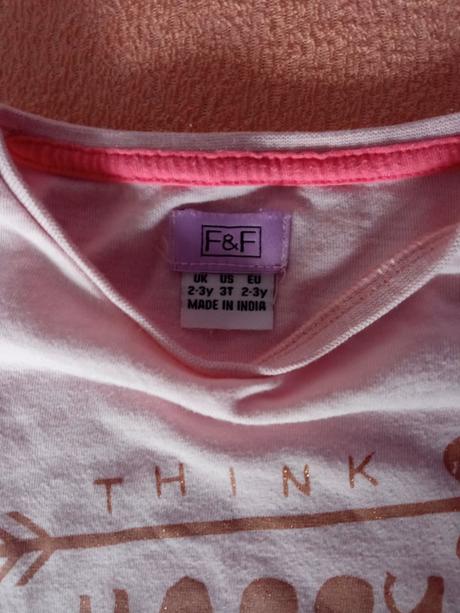 Tričko happy be happy, f&f,98