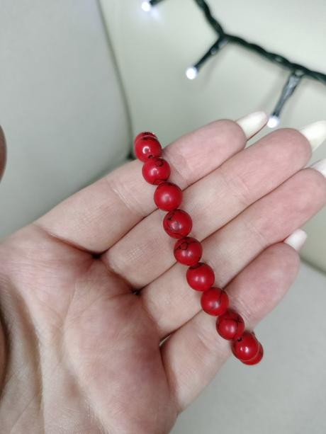 Handmade náramok z tyrkysu červeného, 