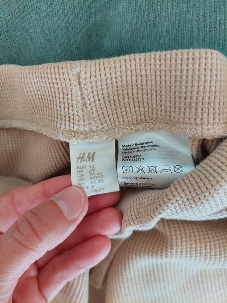 Béžové šortky h&m, h&m,92