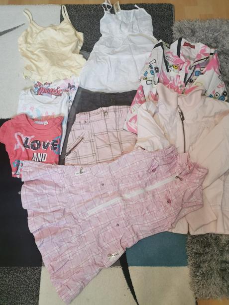 Dievčenský balík 10ks, h&m,134