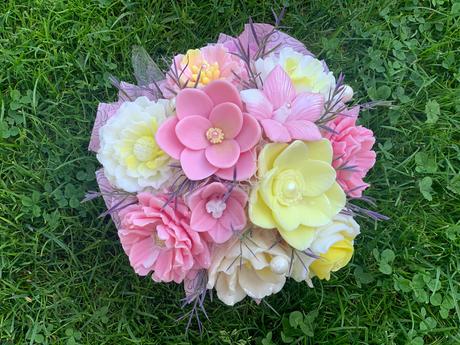 Mydlova kytica v mušli keramika, 