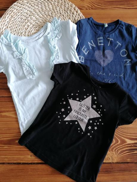 Tričká 3 ks, primark,104