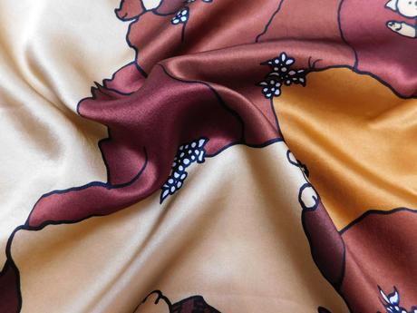 P heuingkvalitná luxusna hodvabna elegantná šatka, m