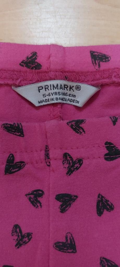 Dievčenské legíny 2ks na 5-6 rokov, primark,116