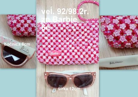 Dievčenské slnečné okuliare, 2r., zn.barbie, 