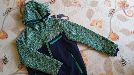 Prechodná softshellová bunda pre chlapca, kik,134