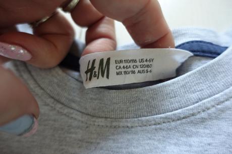 Tričko h&m 110/116, h&m,110