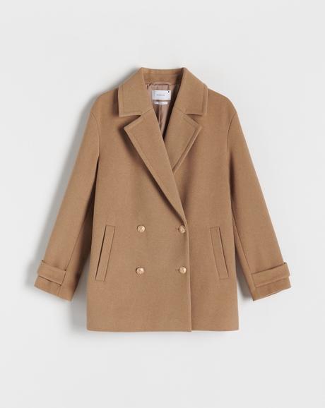 Krátky vlneny kabát, reserved,s