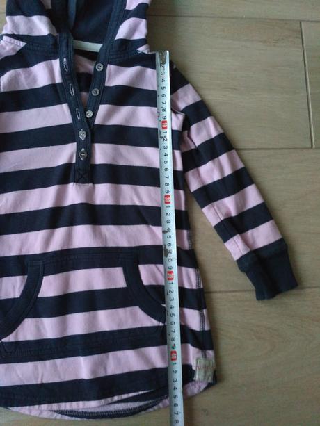 Predĺžená mikina, svetrík, pásikavá, l.o.g.g.,104