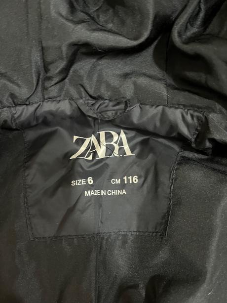 Čierna dievčenská bunda zara 116, zara,116