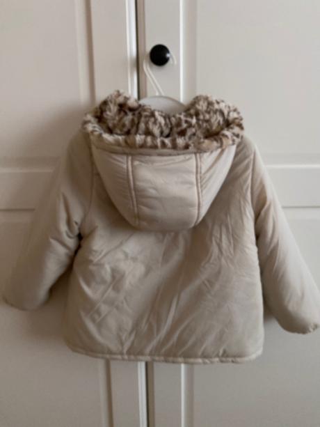 Zimná obojstranna bundička, zara,98