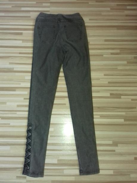 Tenké riflove legíny, h&m,158