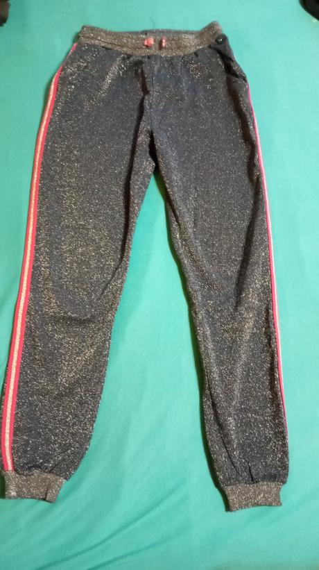 Trblietavé riflové nohavice, kik,164