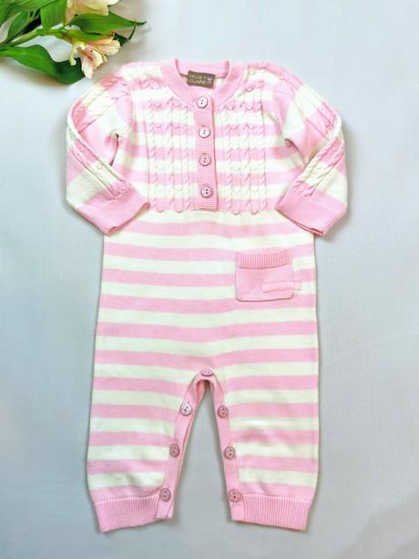 Hust claire - pletený overal, 68