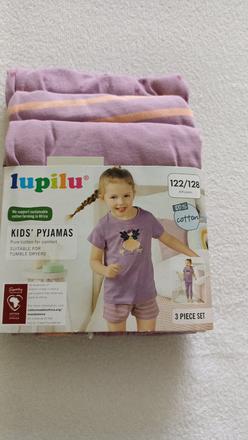 Nové pyžamká veľ.122/128, lupilu,122