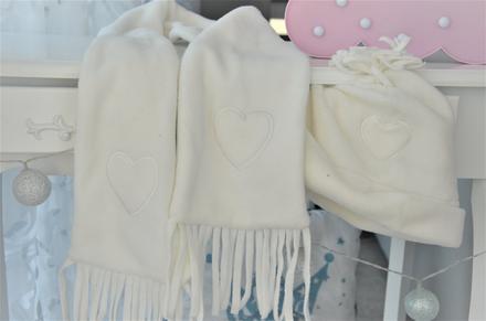 Set šál+čiapka uni,