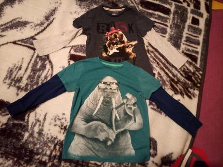 Tričká 2ks, f&f,122