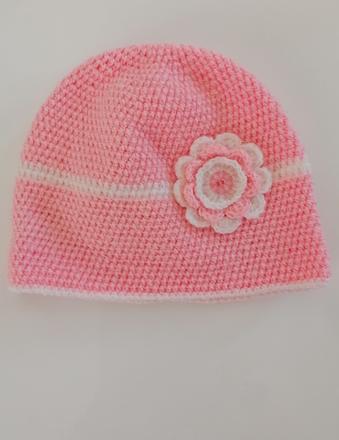 Háčkovaná čiapočka 80/86, 80