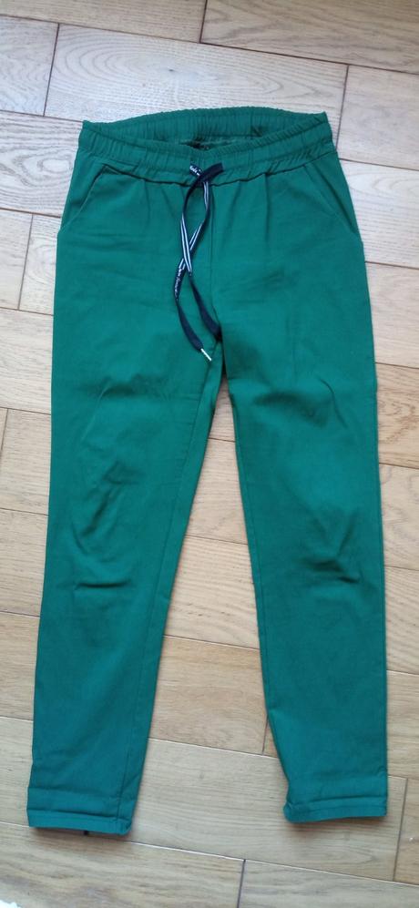 Elastické nohavice, s