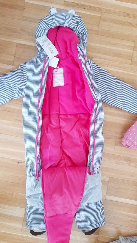 Nový perfektný prúžkavý overal značky ernstings-fa, 92