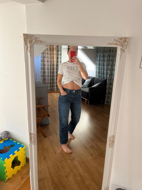 Zara jeans s aplikáciami, zara,l