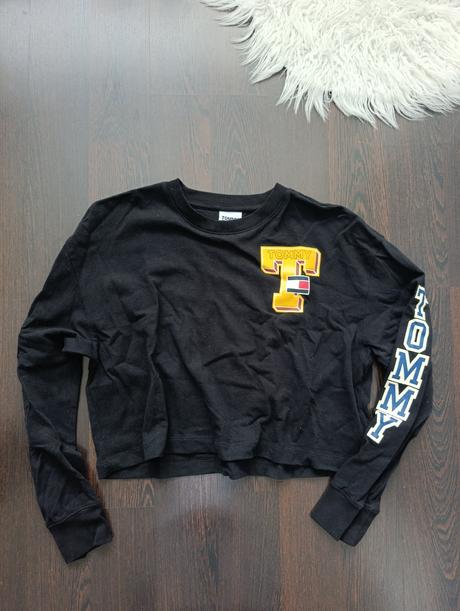 Tommy hilfiger crop dámska mikina, tommy hilfiger,m