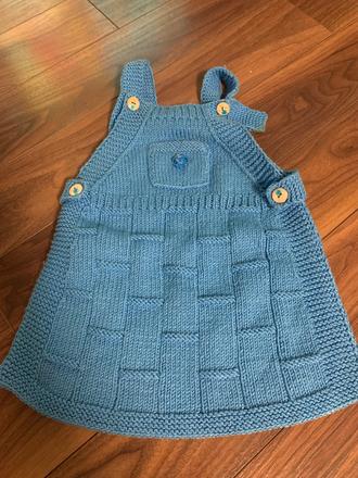 Krásne strikovane šaty 98/104, 98