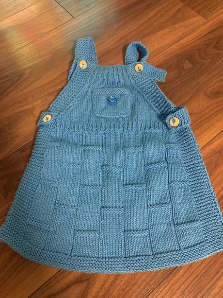 Krásne strikovane šaty 98/104, 98