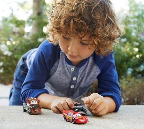 Cars auta blesk mcqueen burák sheriff sada 3 aut,