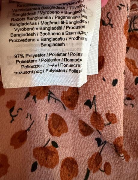 Romantické midi šaty jdy - jemný kvetinový vzor, 38