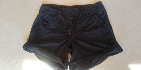 Čierne kratasy aj s postou, h&m,36