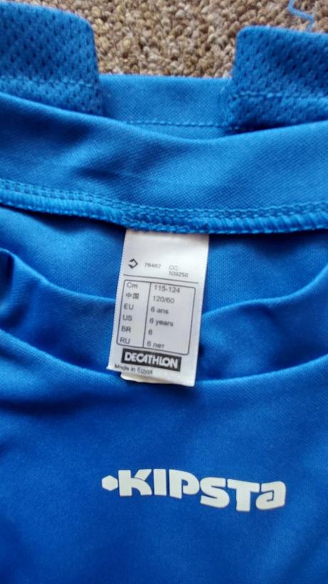 Tričko kipsta, decathlon,116