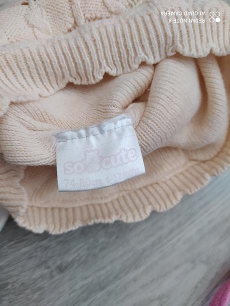 Dievčenské čiapočky - 3ks, kik,80