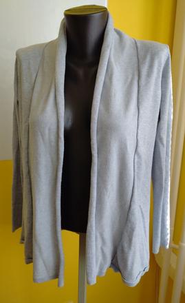 Šedý kardigán, zara,m