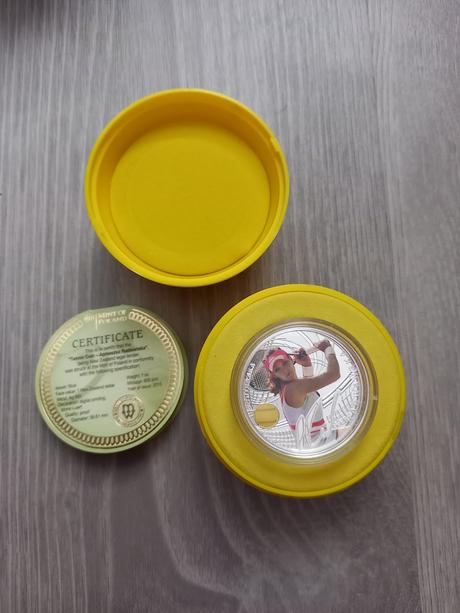 Strieborná minca agnieszka radwańska,