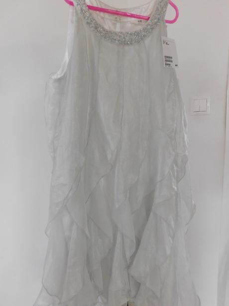 Jemne slavnostne saty, tunika,, h&m,164