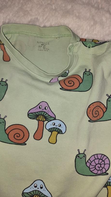 Tričko slimáčik, lindex,86