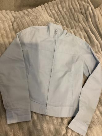 Tenká bunda svetlomodrá, 36