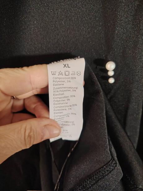 Krasne spolocenske saty s perlickami xl, xl